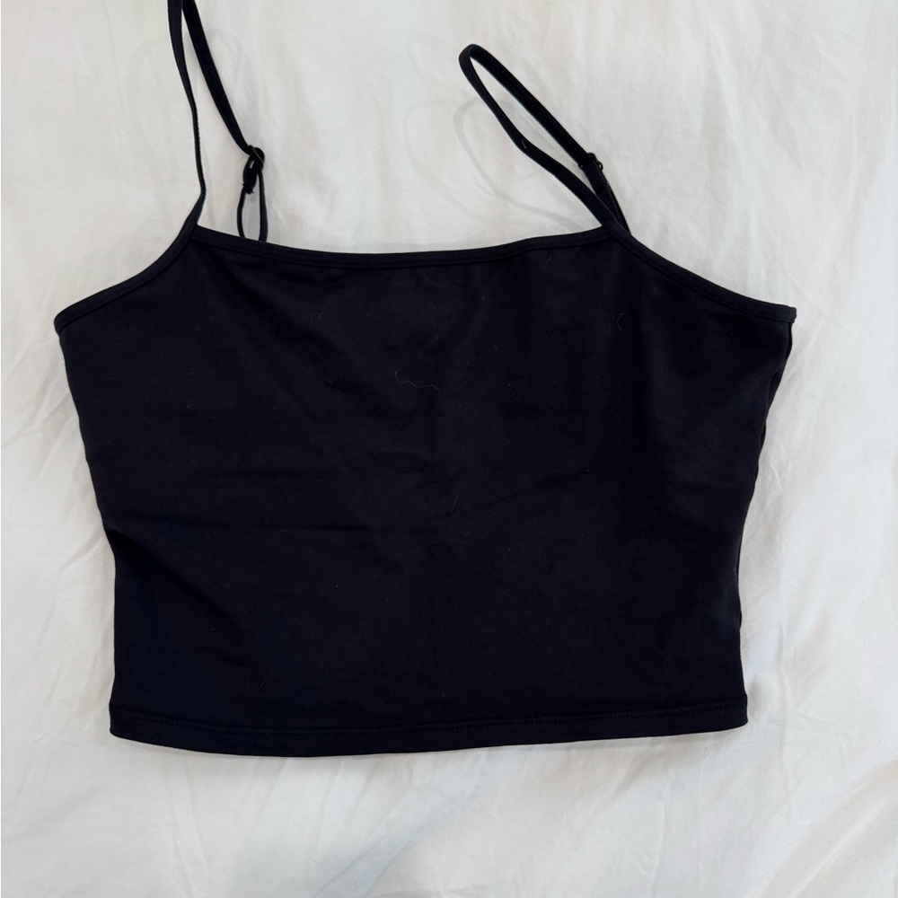 Alo Black Spaghetti Strap Top